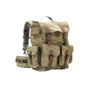 Classic Vintage Laptop Backpack – Premium Canvas Travel & Office Bag