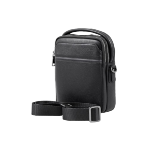 Foldable Waterproof Bag – Compact Crossbody Travel Pouch (Black)